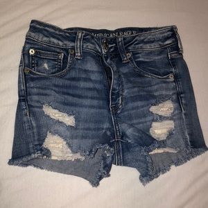 Denim shorts